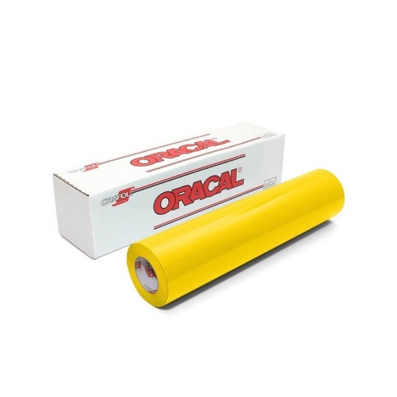 2 Pack 12"x 1 Yard Oracal 651 YELLOW & LIGHT-YELLOW Cricut Hobby Craft Vinyl - Picture 3 of 4